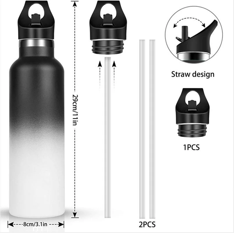 Double Wall Stainless Steel Water Bottle with Cap