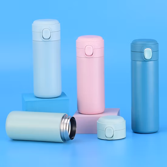 Botella de agua al vacío Botella térmica de guisantes de doble pared