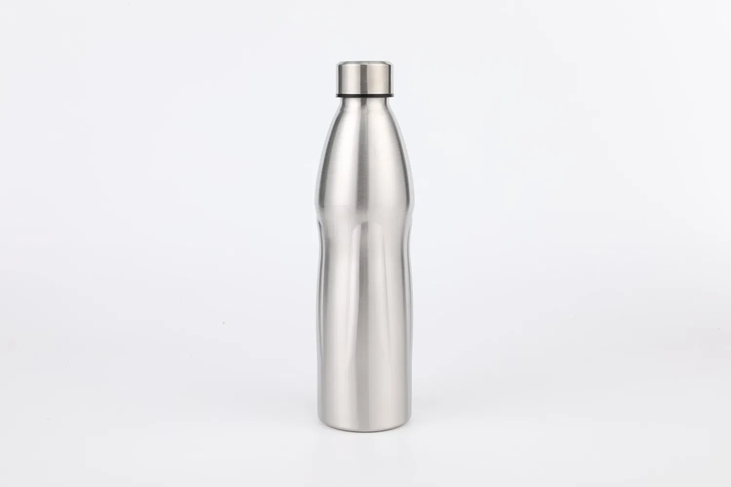 Botella de agua de acero inoxidable de doble pared con tapa